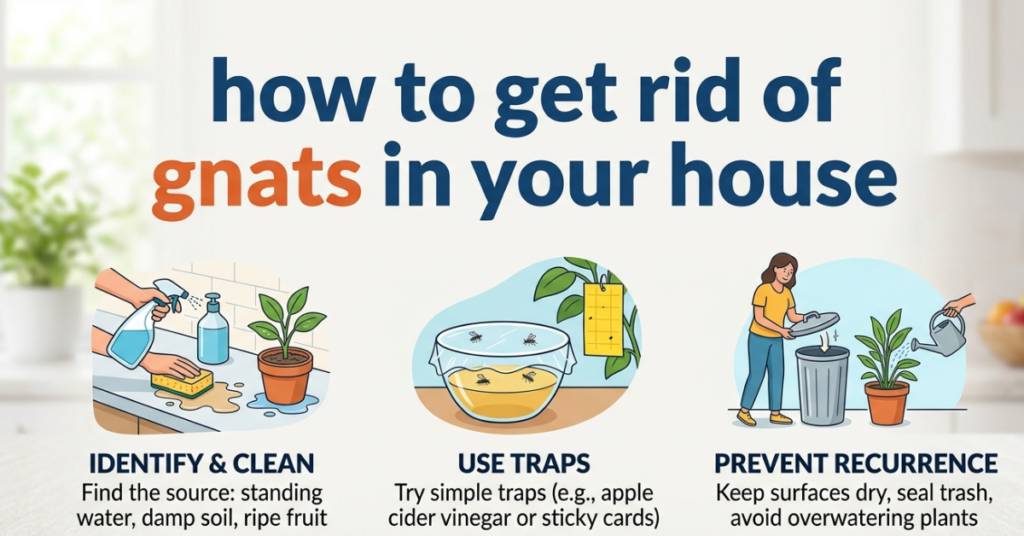 How to Get Rid of Gnats in Your House Fast