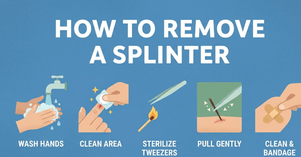 How to Remove a Splinter: Safe, Simple & Pain-Free Methods