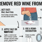 How to Remove Red Wine from Clothes (Without Panic)
