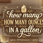 How Many Ounces in a Gallon? (Quick & Clear Guide)