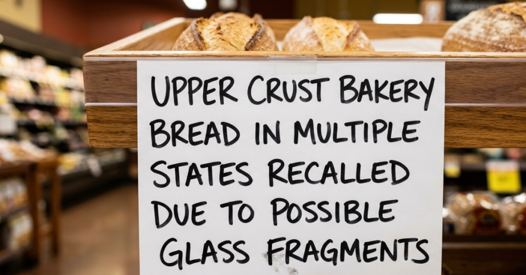 Upper Crust Bakery Bread Recall Over Possible Glass Fragments