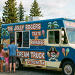 The Jolly Rogers Taste of Paradise Ice Cream Truck Sterling AK