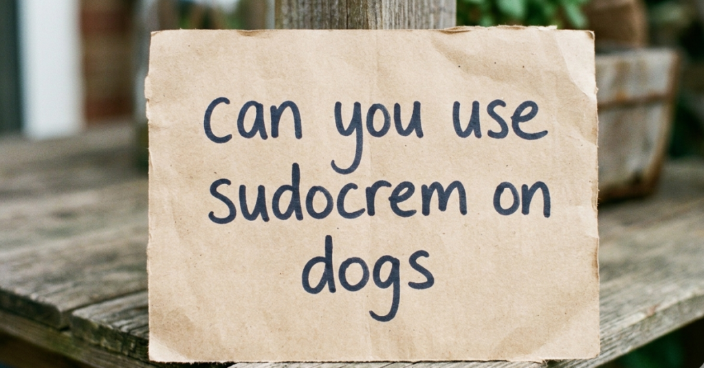 Can You Use Sudocrem on Dogs? A Complete Guide