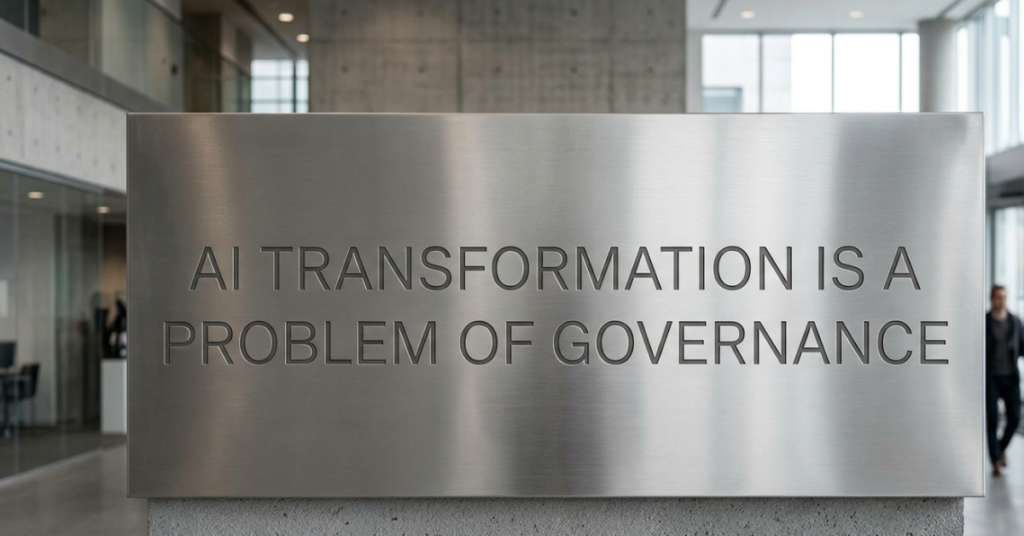 AI Transformation Is a Problem of Governance